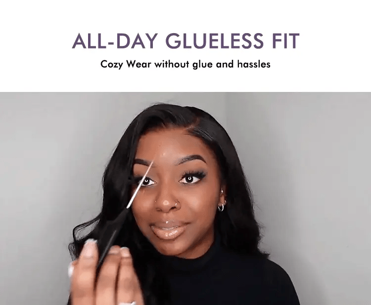 Get Free Wig | Luvme All-Day Comfort™ Wig 180% Density Bouncy Wand Curly 7x6 Closure HD Glueless Wig Pre-Cut Lace - US Only-17