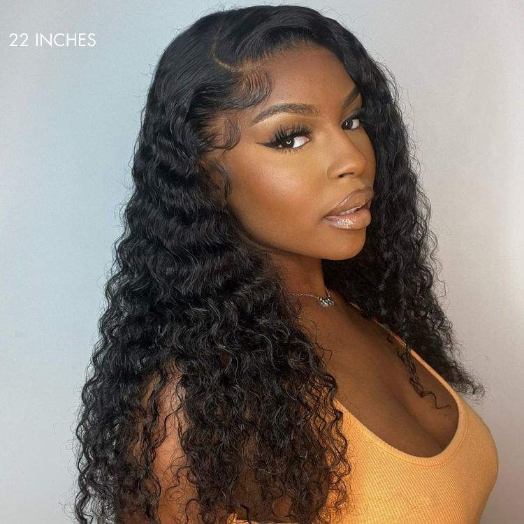 Raw Human Hair Extensions 16-20 Inch 3 Bundles Deep Wave Curly Virgin Amazon.com : 12A Water Wave Human Hair 3 Bundles(16 18 20  main image 3