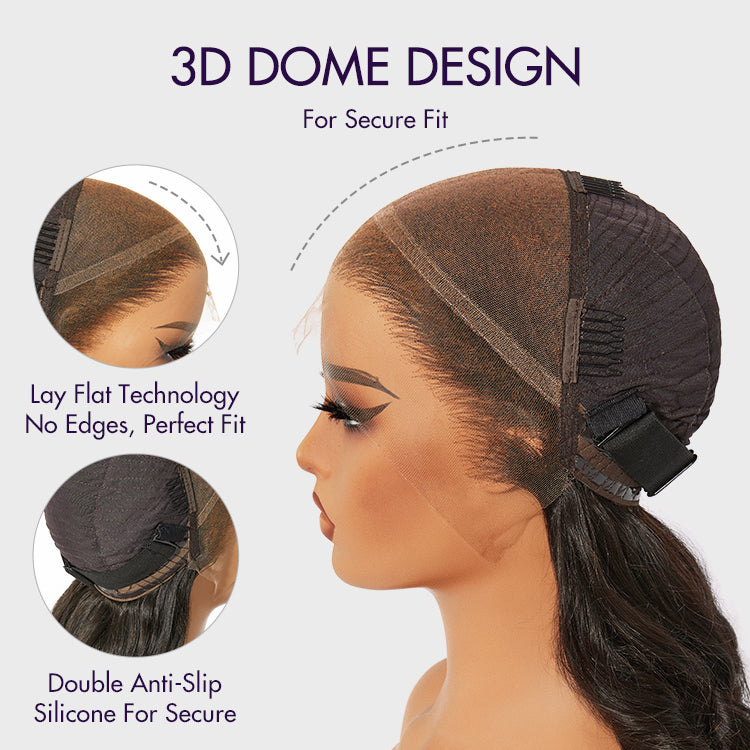 Luvme Hair PreMax 2.0 Nature Max loose body wave 13x6 HD lace frontal wig with ear-to-ear coverage and C part style.