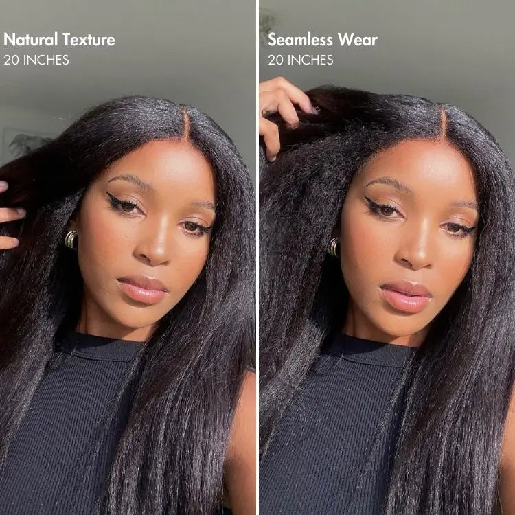 U Part Quick & Easy Affordable 100% Human Hair Wig-07