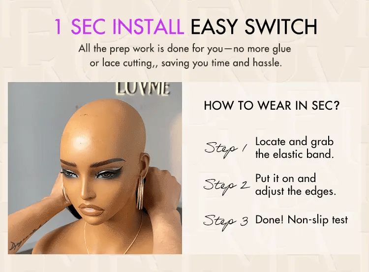 1 sec install wig easy switch