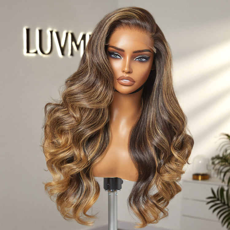 Exclusive Sale | Luvme All-Day Comfort™ Wig Glueless 7x6 Closure HD Lace Loose Body Wave Long Wig Pre-Cut Lace-12