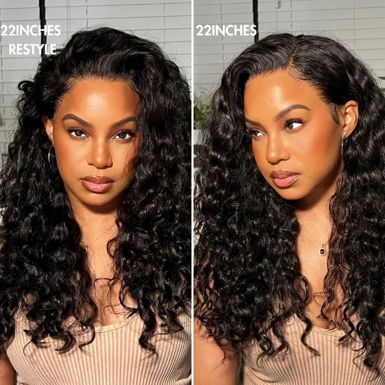 22 inches water wace 13x4 lace front wig