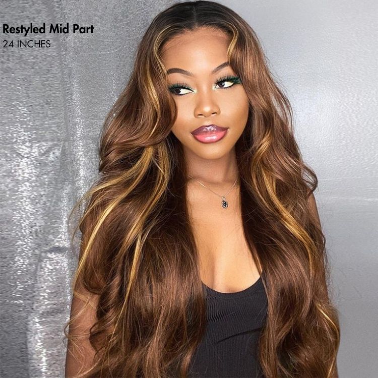 New Customers Only | Luvme All-Day Comfort™ Wig Glueless 7x6 Closure HD Lace Loose Body Wave Long Wig Pre-Cut Lace-13