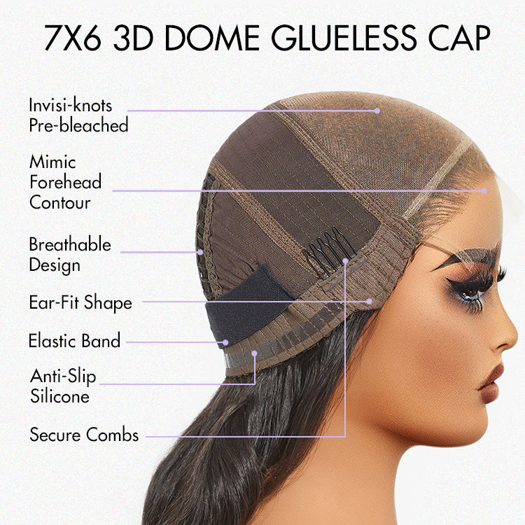 Luvme Hair PartingMax Glueless Wig Water Wave 7x6 Closure HD Lace 100% Human Hair Wig Ready to Go-07