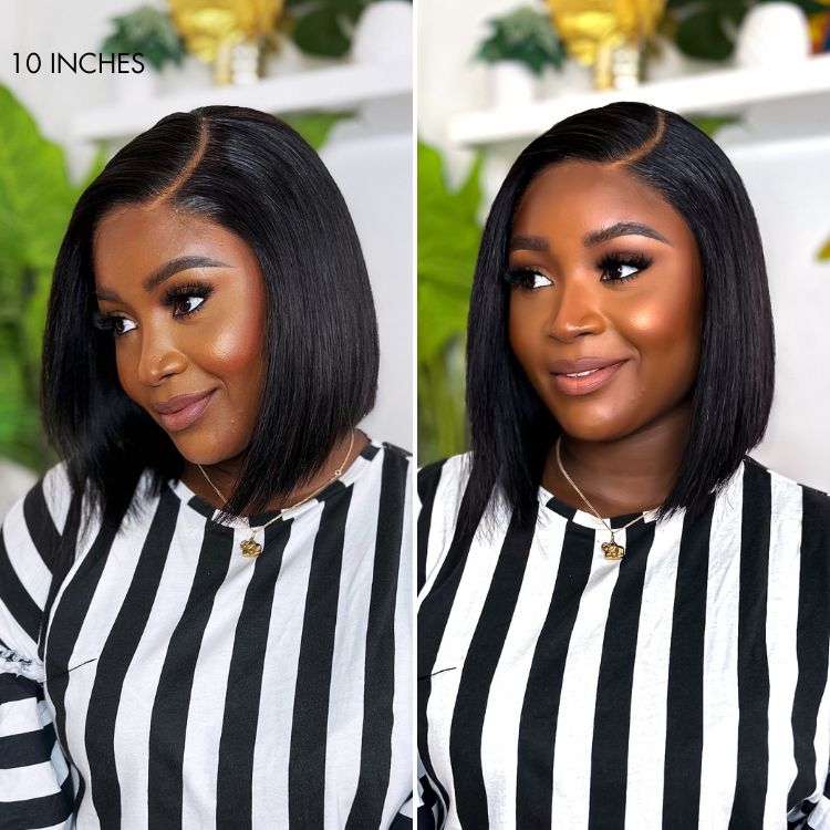 Luvme All-Day Comfort Wig Blunt Cut Bob Glueless Minimalist HD Lace Short Human Hair Wig-03