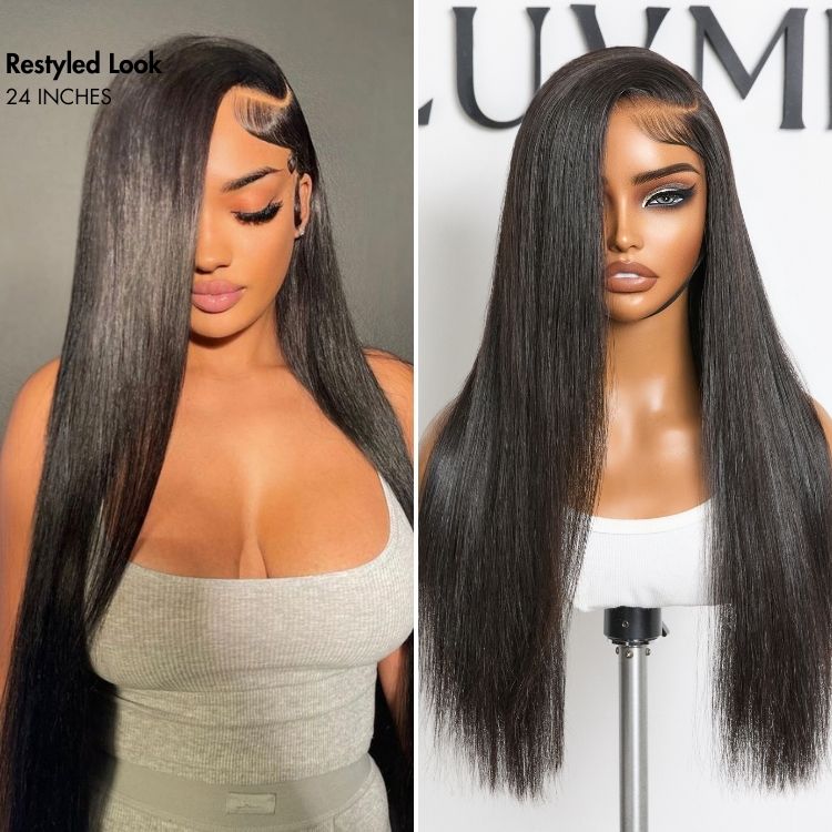 Luvme All-Day Comfort Wig 200% Density Bone Straight Glueless 7x6 Closure HD Lace Human Hair Wig Pre-Cut Lace-05