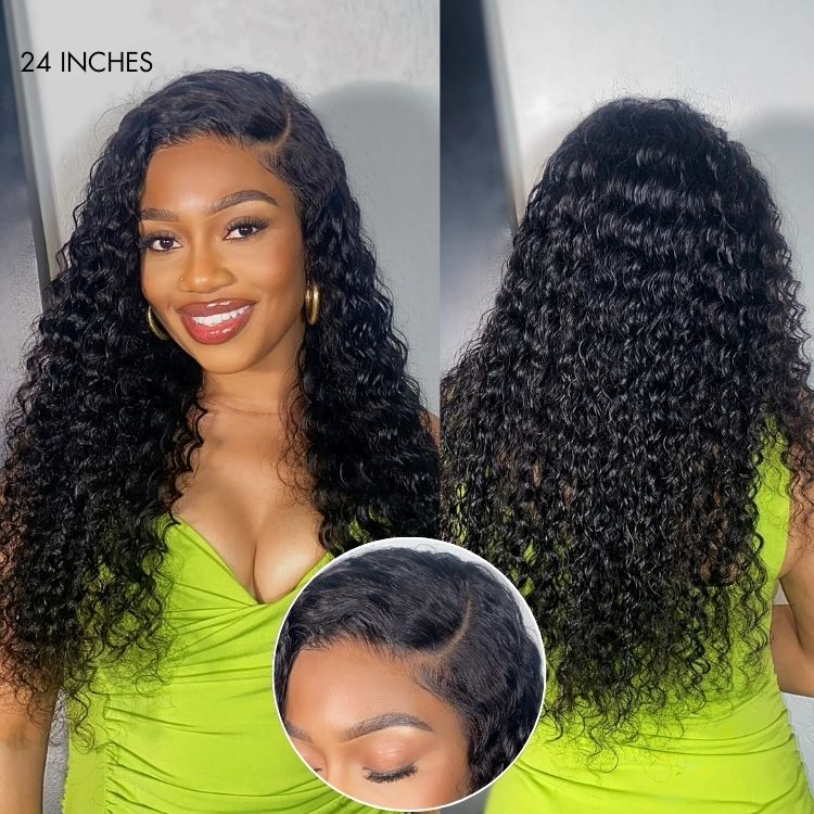 PreMax Wigs | Ear to Ear Super Natural Hairline Deep Wave Glueless 5x5 Upgraded Lace Front Long Curly Wig Pre-Cut Lace-02