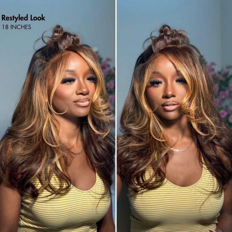 Luvme Hair all-day comfort glueless loose body wave wig with 7x6 HD lace closure, pre-cut, plucked, and bleached ready