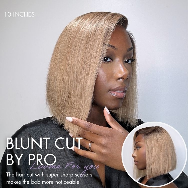 Luvme All-Day Comfort Wig Ash Blonde Blunt Cut Bob Glueless Minimalist HD Lace Short Bob Wig Pre-Cut Lace-03
