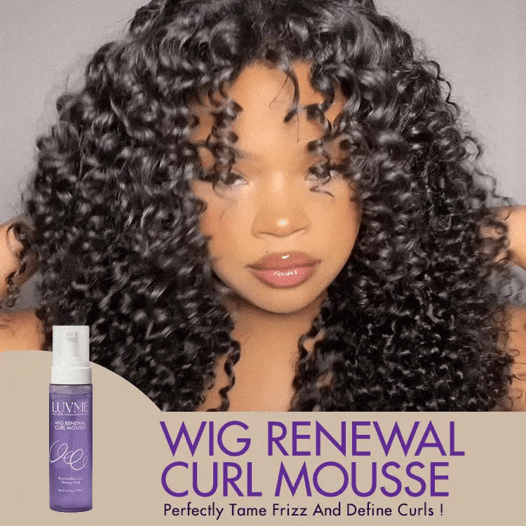 US Only | Wig Curl Mousse with Coconut Oil & Shea, Bounceable Curls, Strong Hold, Frizz Control Styling-01