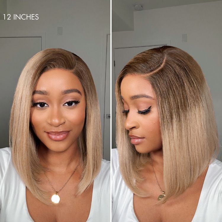 Luvme All-Day Comfort™ Wig Ash Blonde Blunt Cut Bob Glueless Minimalist HD Lace Short Bob Wig Pre-Cut Lace-23