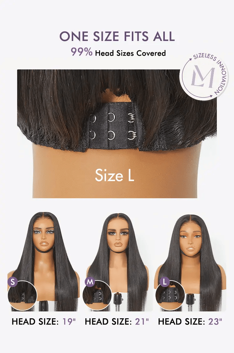 VIP Price | Luvme All-Day Comfort™ Wig 180% Density Loose Body Wave Glueless 7x6 Closure HD Lace Human Hair Wig with Bangs Pre-Cut Lace-28