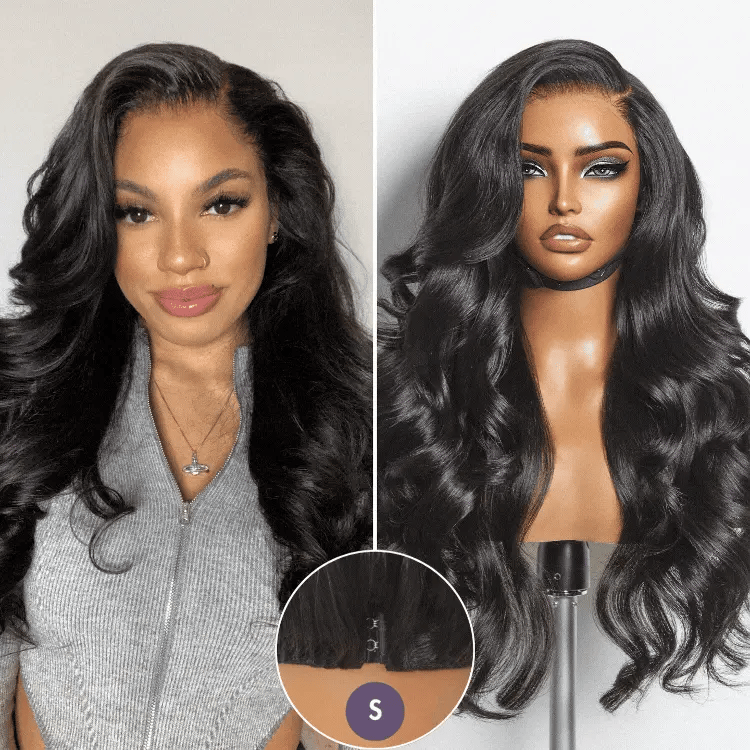 Exclusive Sale | Luvme All-Day Comfort™ Wig Loose Body Wave Glueless 7x6 Closure HD Lace Human Hair Wig with Bangs Pre-Cut Lace-13