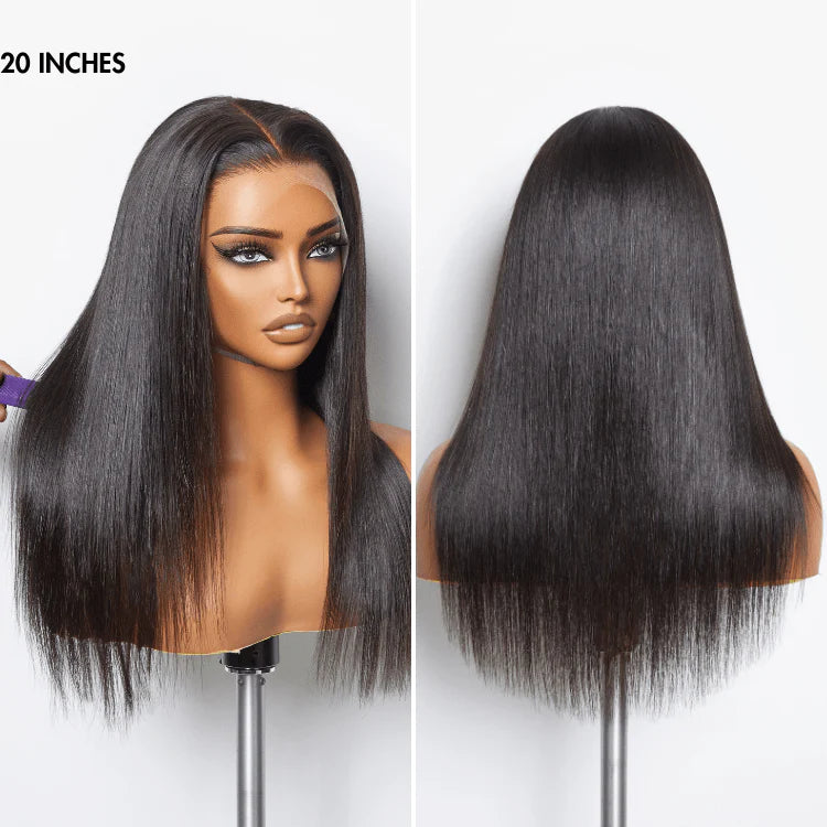 Exclusive Sale | PreMax Wigs | Super Natural Hairline Silky Straight Glueless 13x4 Frontal Lace Wig Human Hair Pre-Cut Lace-04