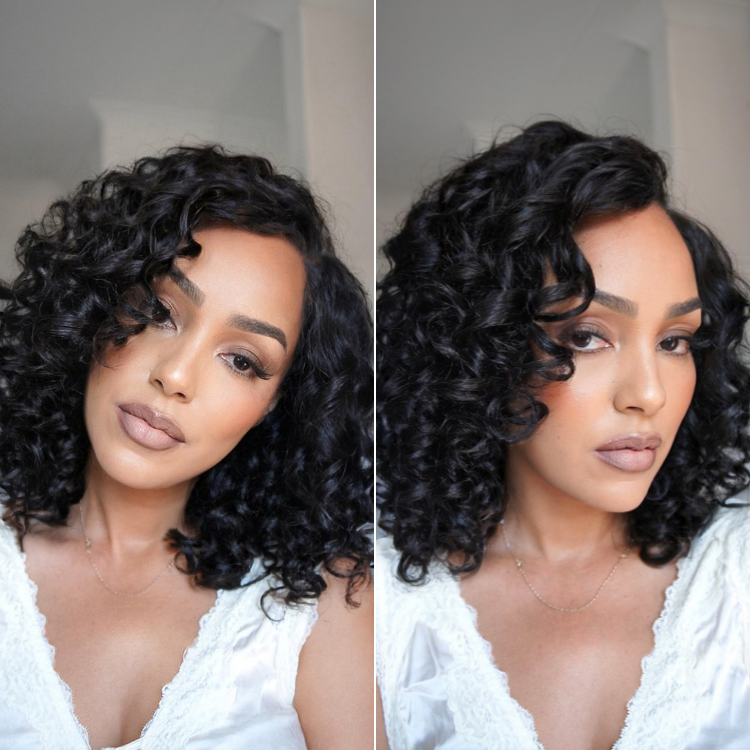 Luvme Hair Mature Bouncy Left C Part Loose Wave Glueless Minimalist HD Lace Wig Pre Cut Lace-08