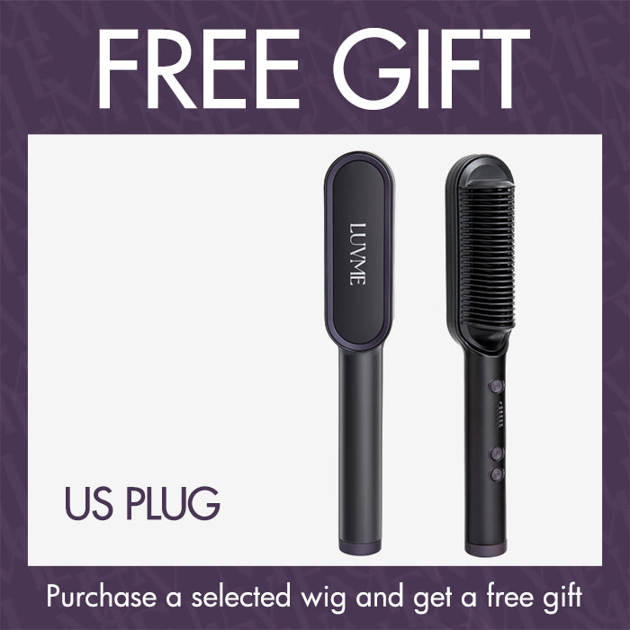 VIP ONLY | US Only - Luvme All-Day Comfort™ Wig 200% Density Bone Straight Glueless 7x6 Closure HD Lace Human Hair Wig Pre-Cut Lace-05