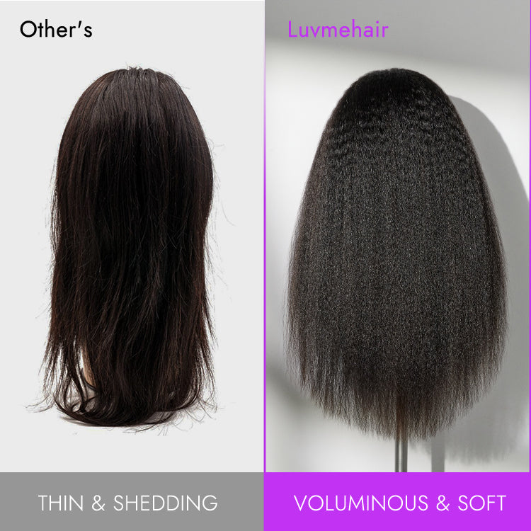 Luvme Too Easy Texture™ Wig Kinky Straight Flexi-Fit Drawstring Glueless Headband Wig-11