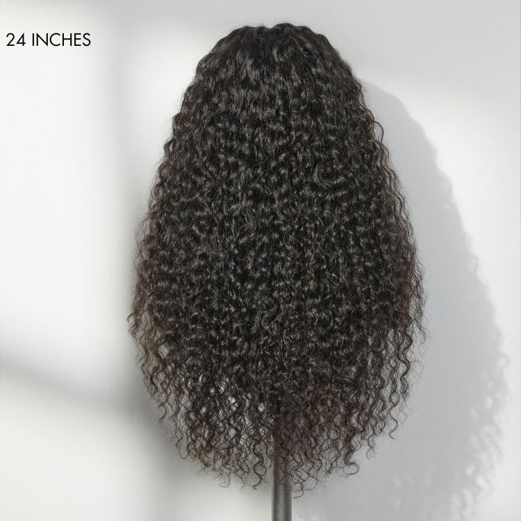 Special Deal | PreMax Water Wave Glueless Flexi-Fit Invisible Drawstring 13x4 Frontal Lace Fluffy Curly Wig Pre-Cut Lace-08