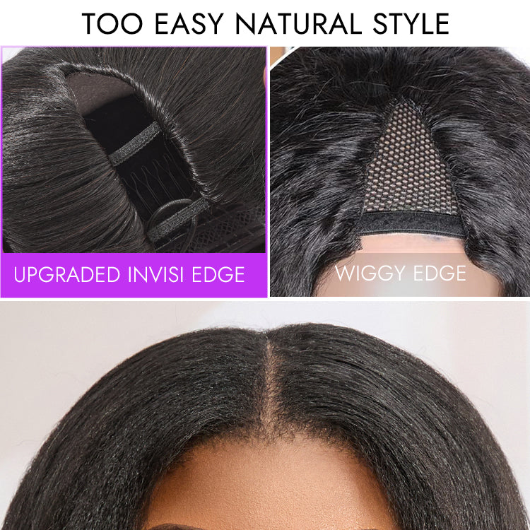 Luvme Too Easy Texture Yaki Straight Glueless V Part Flexi-Fit Drawstring Wig Beginner Friendly-03