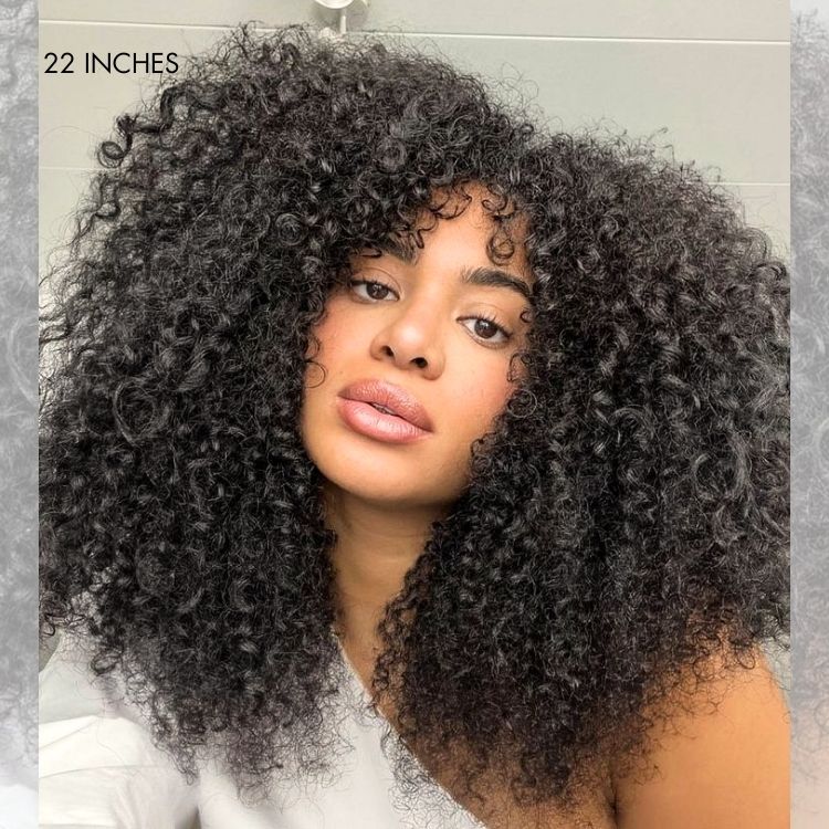 Luvme Too Easy Texture™ 3-In-1 Half Wig Kinky Curly / Yaki Straight Glueless Flexi-Fit Drawstring Wig-35
