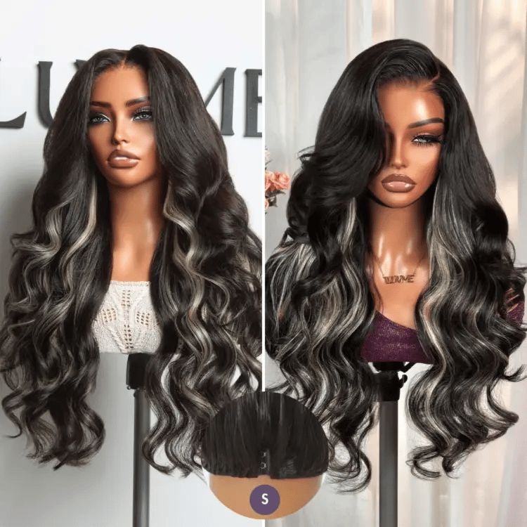 Luvme Hair all-day comfort glueless body wave wig with 7x6 HD lace closure, long loose waves, pre-cut lace, high density