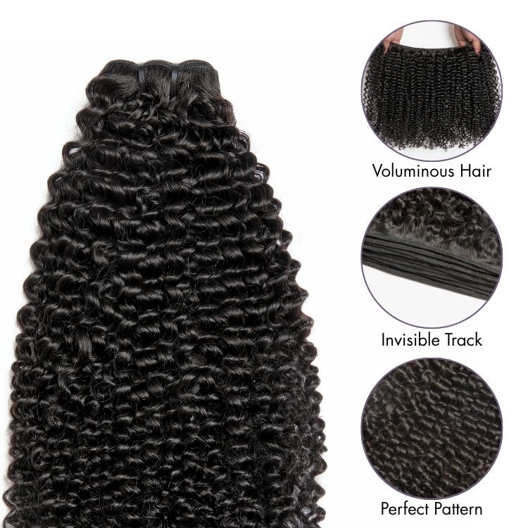 Luvme Too Easy Texture Kinky Curly 100% Virgin Human Hair Bundles 1pc / 3pcs-03