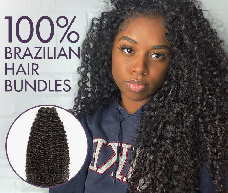 Luvme Too Easy Texture Kinky Curly 100% Virgin Human Hair Bundles 1pc / 3pcs-07