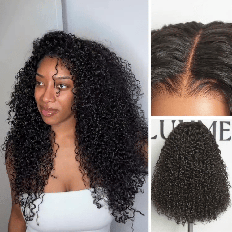 Luvme All-Day Comfort Wig Voluminous & Bouncy Messy Curly Glueless 7x6 Closure HD Lace Human Hair Wig Pre-Cut Lace-01