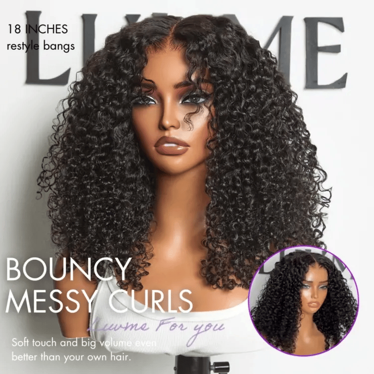 Luvme All-Day Comfort Wig Voluminous & Bouncy Messy Curly Glueless 7x6 Closure HD Lace Human Hair Wig Pre-Cut Lace-03
