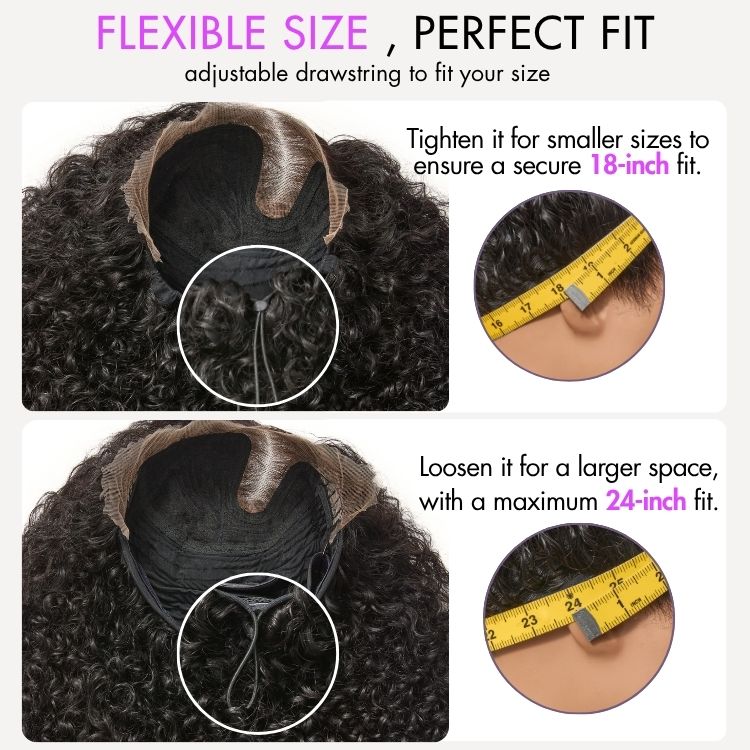 48H Delivery | 180% Density Face-Framing Trendy Curly Wig Glueless Ear-to-ear Wide T Lace Front Wig Pre-Cut Lace - US Only-07