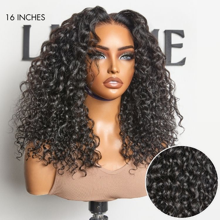 AiryFit™ Scalp Care Wigs | Effortless Water Wave Snugfit Glueless 5x5 Closure Pre-Cut Lace Curly Wig-01