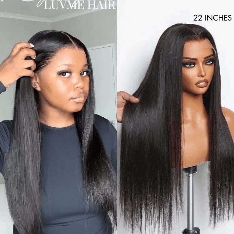 PreMax Wigs | HD Lace Super Natural Hairline Silky Straight Glueless 13x4 Frontal Lace Wig Human Hair Pre-Cut Lace-07