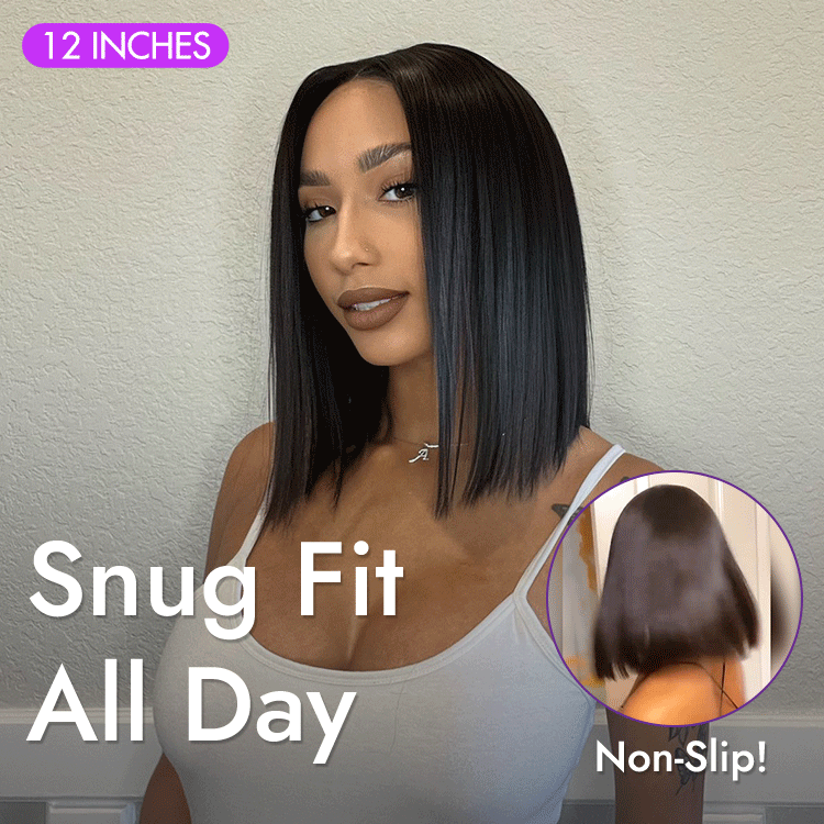 Glueless 4x4 Closure Undetectable HD Lace Bob Wig 100% Human Hair | Pre-bleached Knots-10