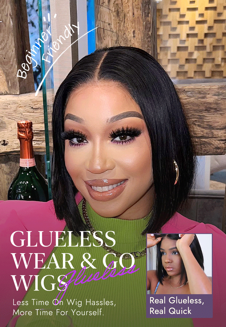 Glueless 4x4 Closure Undetectable HD Lace Bob Wig 100% Human Hair | Pre-bleached Knots-13