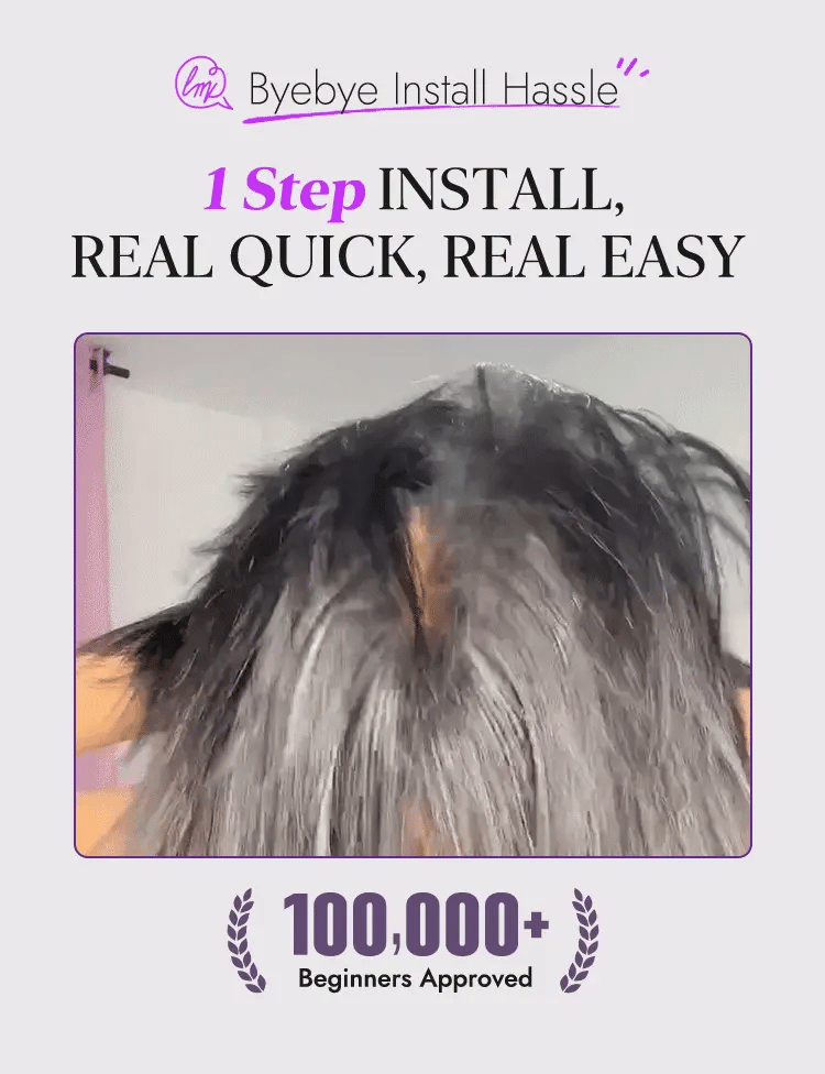 Put On and Go Realistic Glueless Yaki Straight Bob with Bangs Minimalist Lace Wig 100% Human Hair-21