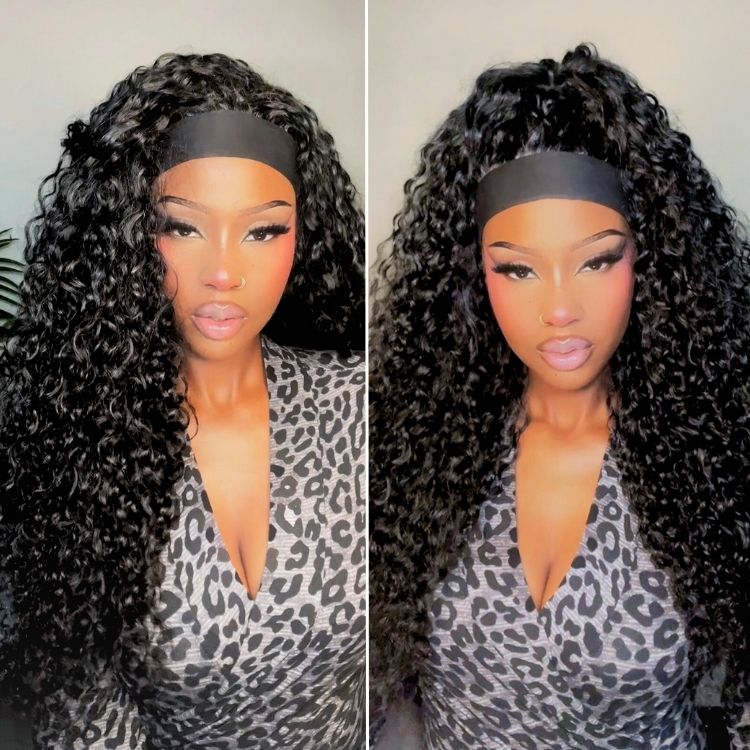 Luvme Too Easy Texture™ Wig Water Wave Glueless Headband Wig Flexi-Fit Drawstring (Get Free Trendy Headbands)-18