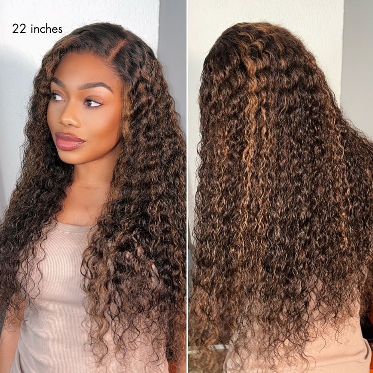New Customers Only | Luvme All-Day Comfort Wig PartingMax Brown Highlights Funmi Curly 7x6 Closure HD Lace Glueless Wig Pre Cut Lace-04