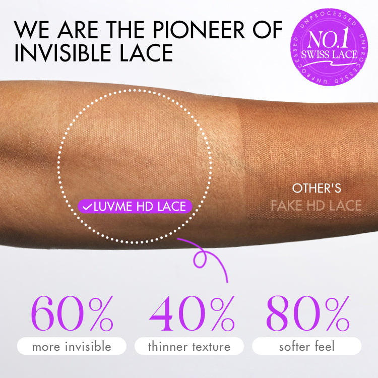 Blonde Highlight Short Curly Glueless Minimalist HD Lace Human Hair Wig-22