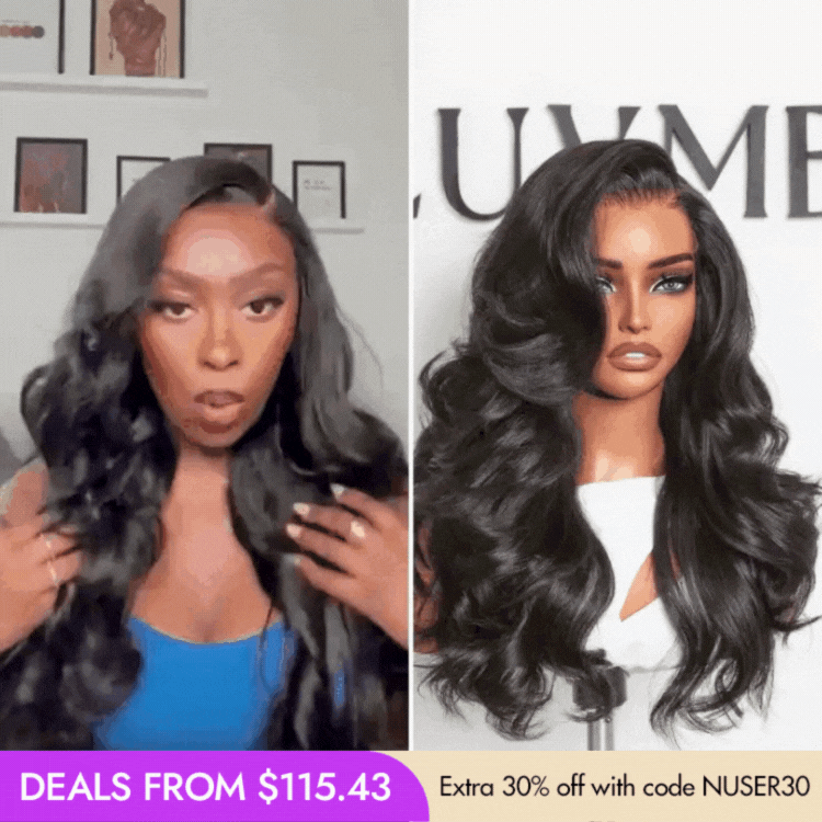 New Customers Only | Luvme All-Day Comfort™ Wig Layered Loose Body Wave Glueless 7x6 Closure HD Lace Human Hair Long Wig Pre-Cut Lace-25