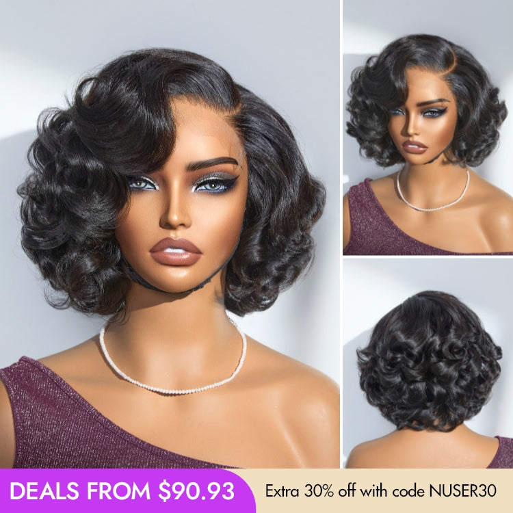 New Customers Only | 1 SEC INSTALL WIG | Mature Boss Brown Ombre Highlight / Natural Black / Salt and Pepper Loose Wave Glueless Minimalist HD Lace Wig-21