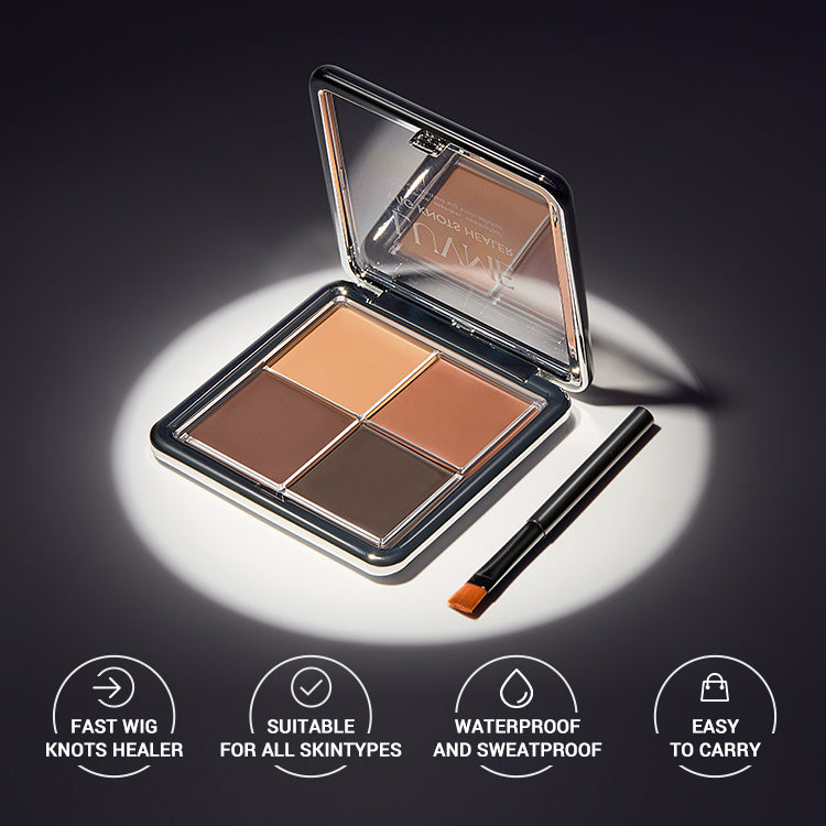 US Only Upgrade 2.0 1pc Wig Knots Healer with a Brush, for Lace Wigs, Frontal Part and Hairline | Add-on Item-01