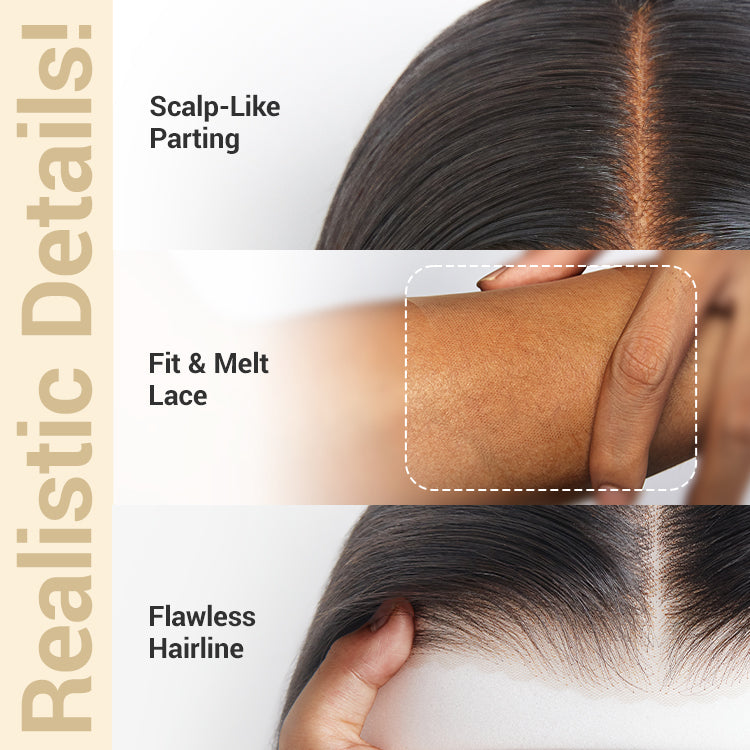 Coily Curly 5x5 Closure HD Lace Glueless Pre-Cut Wig with Breathable Cap-21