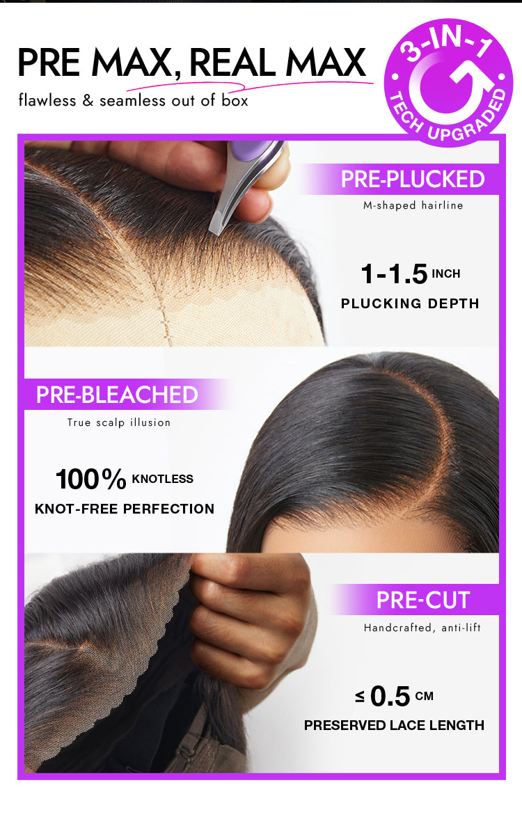 22 Inches=$199.9 |PreMax Blonde Mix Black Loose Wave Glueless 5x5 HD Lace Closure Wig Large & Small Cap-04
