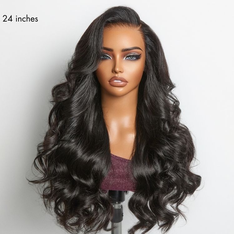NatureMAX 250% Density Loose Wave Glueless 13x6 HD Lace Front High Density Long Wig Pre-Cut Lace Flexi-Fit Drawstring Cap-07