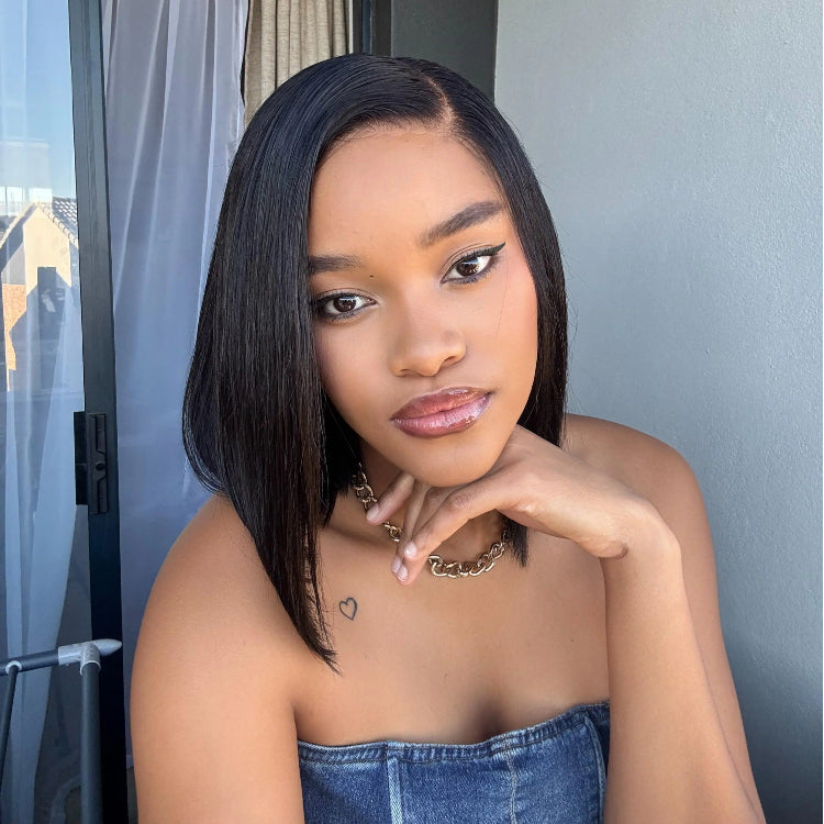 48H Delivery | PreMax Wigs - Silky Bob Ear-to-Ear Glueless 13x6 Frontal HD Lace Short Bob Wig - US Only-01