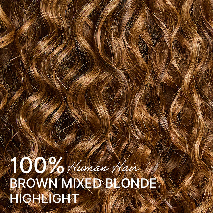 Luvme Hair boho braids deep curly glueless 5x5 lace closure wig with braided top, human hair, pre-cut lace, natural texture