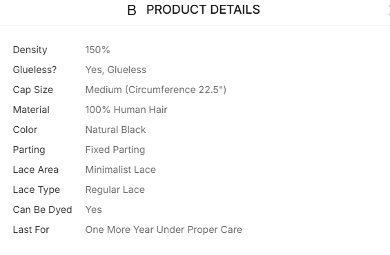 Down To $129 | Final Deal 20 inches to 22 inches | Lace Wig | 4 Styles Available Only 50 Left | No Code Needed-06