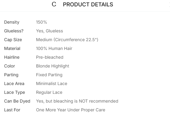 Down To $129 | Final Deal 20 inches to 22 inches | Lace Wig | 4 Styles Available Only 50 Left | No Code Needed-07