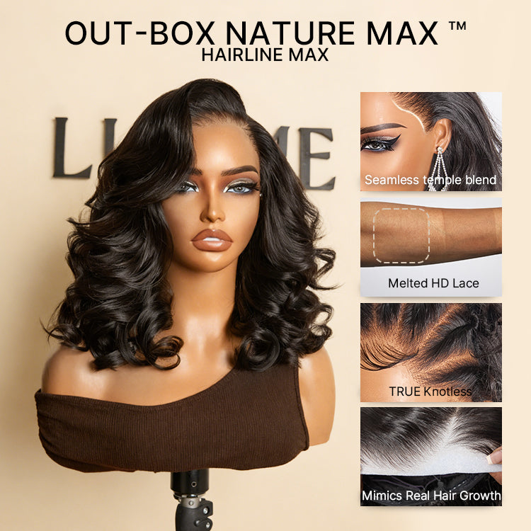 NatureMAX™ 200% Density Ombre Brown / Natural Loose Wave Glueless 13x6